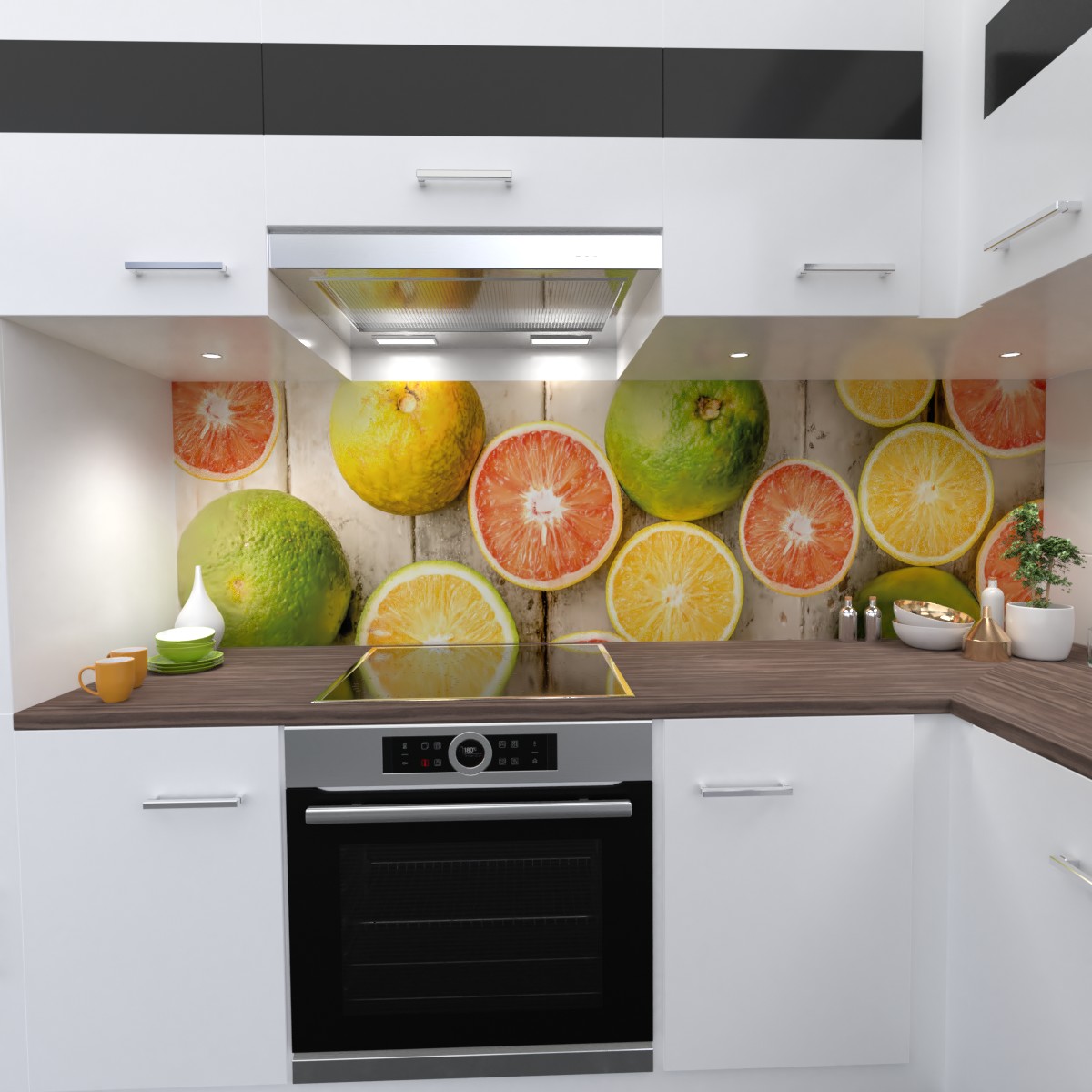 Citrusfrüchte Küchenrückwand Folie Bild3