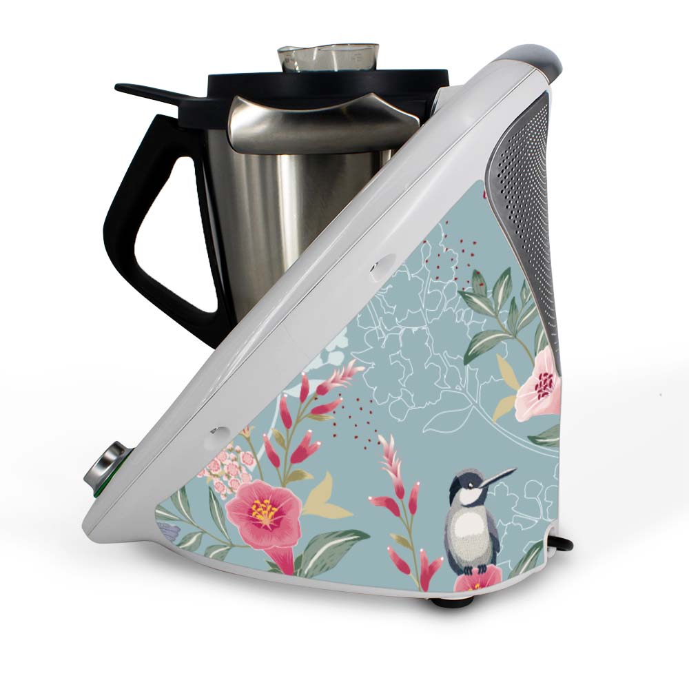 Vorwerk thermomix TM5 Birds and Flowers Seitenansicht links