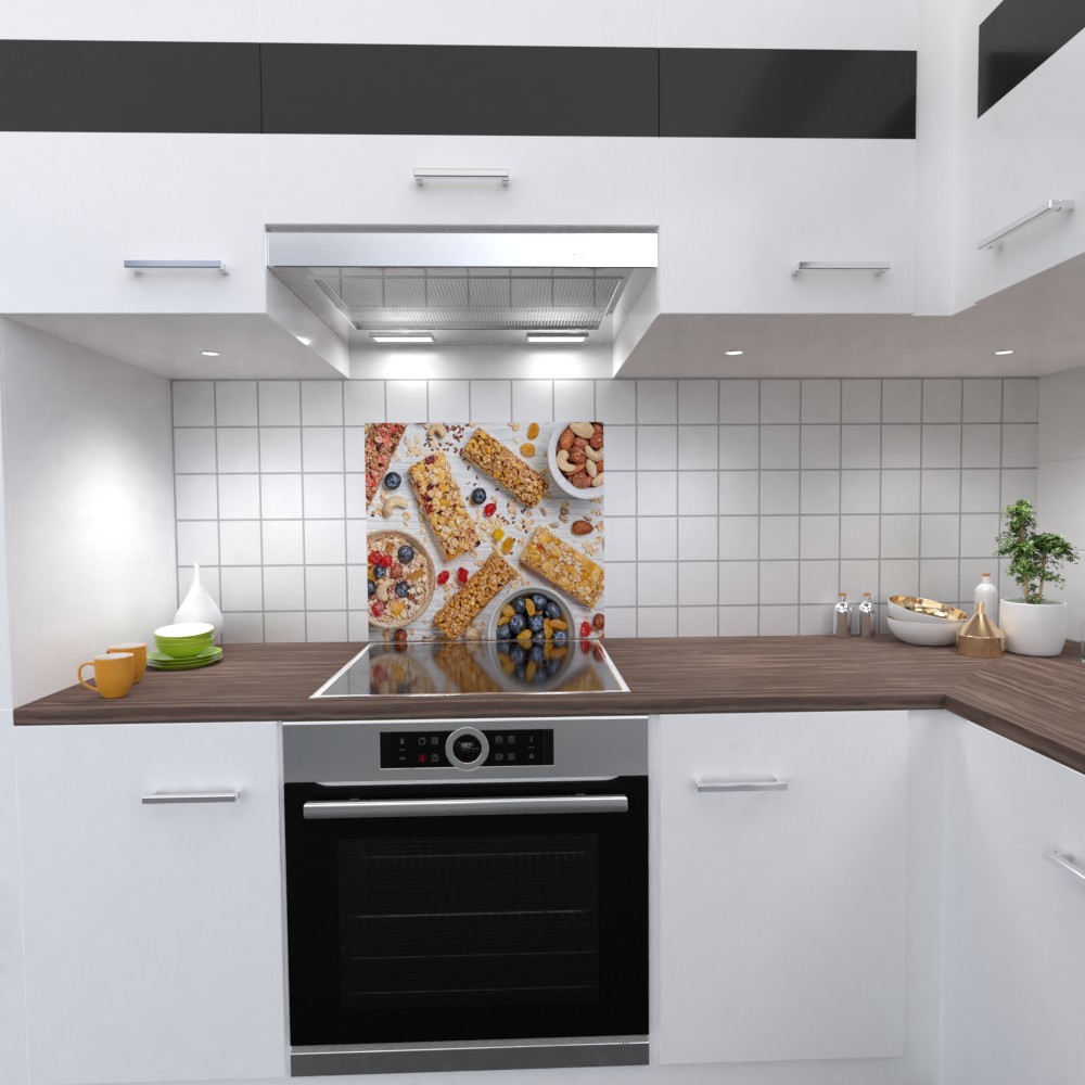 Müsli Küchenrückwand selbstklebend Wandtattoo für Fliesenspiegel