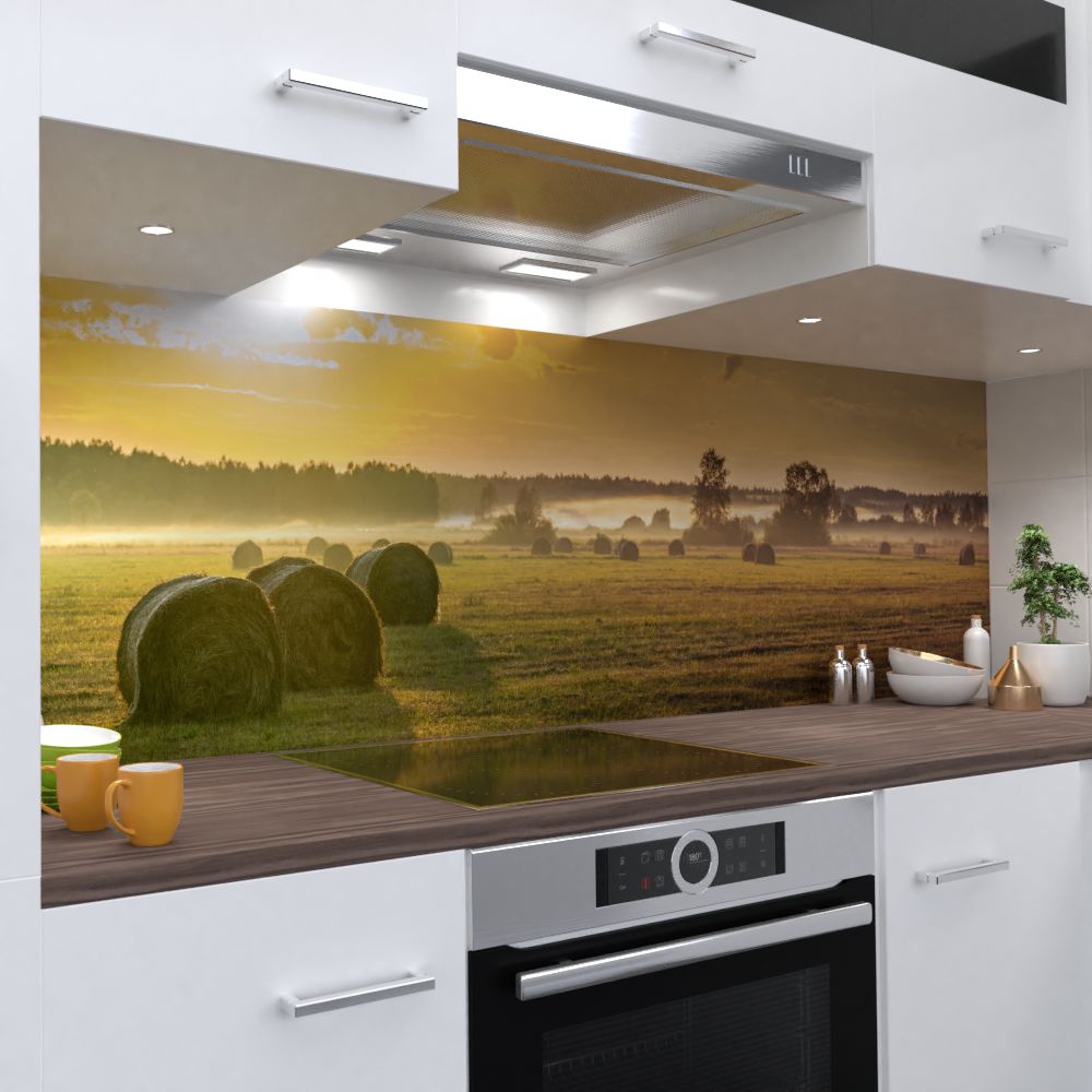 Farm Küchenrückwand selbstklebend Wandtattoo für Fliesenspiegel (Materialprobe DinA4)
