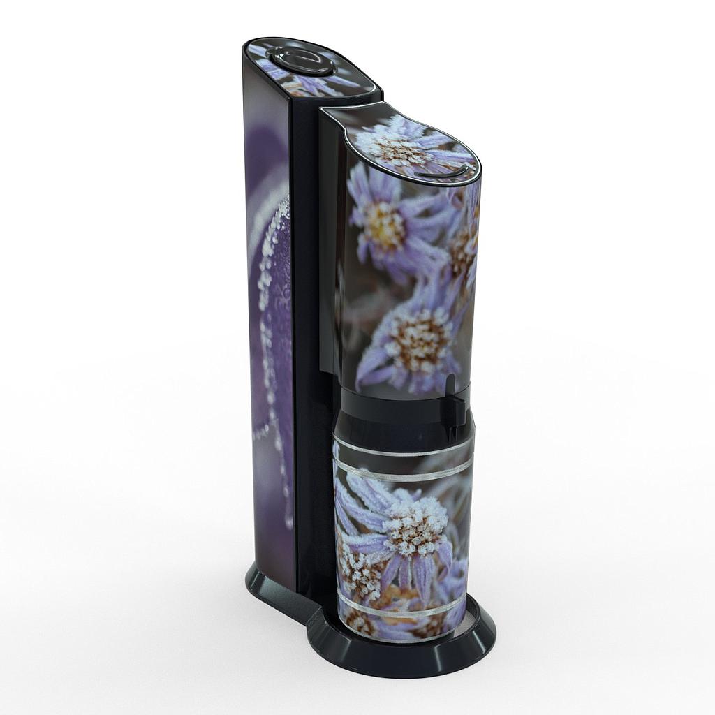 Sodastream Aufkleber Design Flower selbstklebende Folie