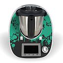 Aufkleber für Thermomix TM5 Sticker Vorwerk Color Splatter mint Folie Tattoo