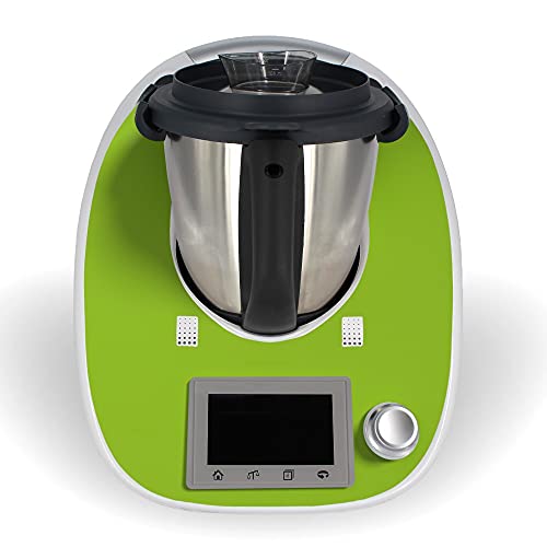 Aufkleber für Thermomix TM5 Sticker Vorwerk Einfarbig hellgruen Folie Tattoo