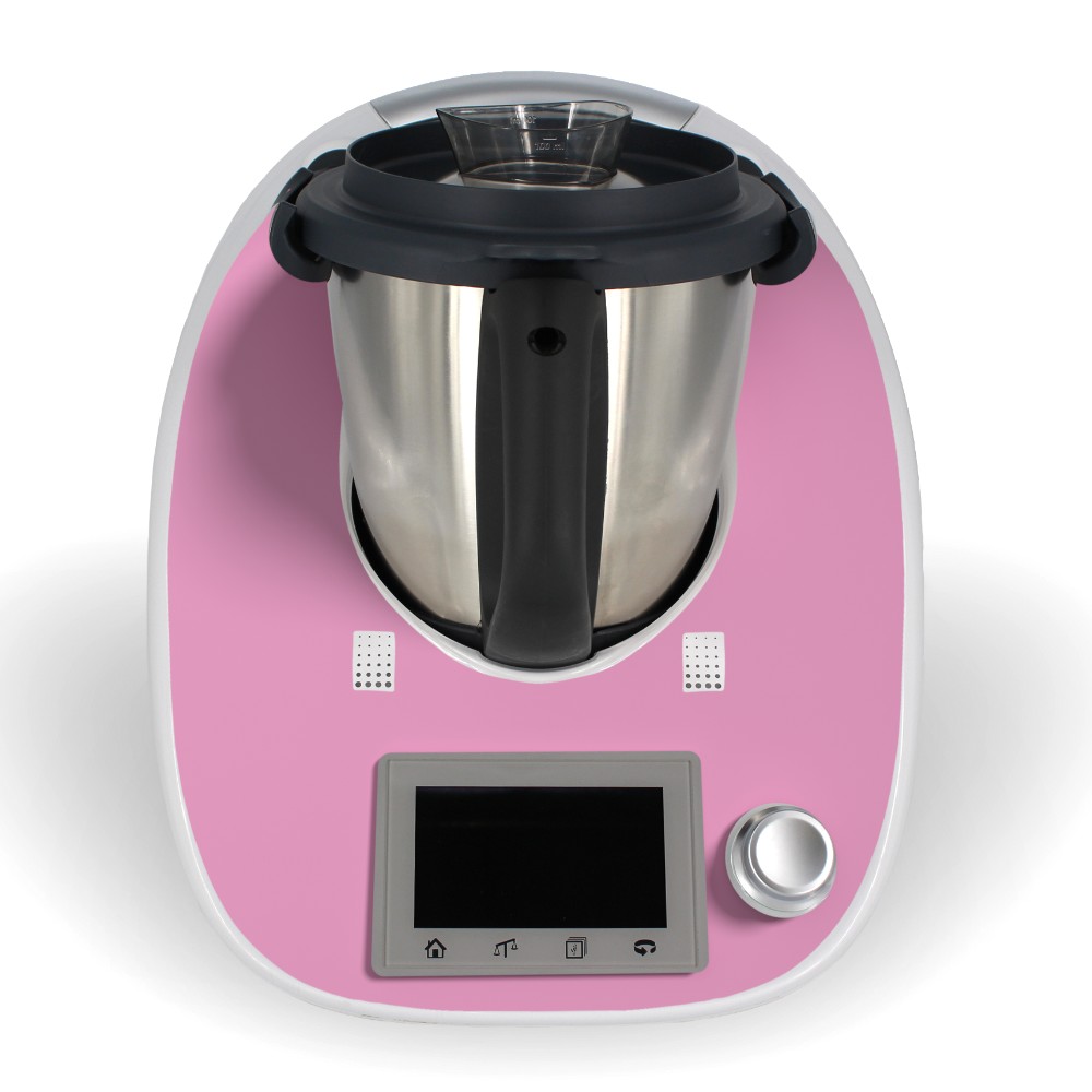 Aufkleber für Thermomix TM5 Sticker Vorwerk Einfarbig rosa Design Folie Tattoo