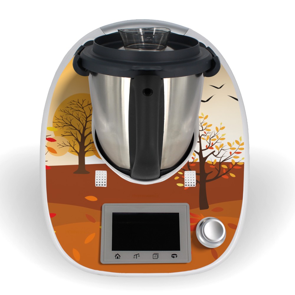 Aufkleber für Thermomix TM5 Sticker Vorwerk Autumn Panorama Design Folie Tattoo