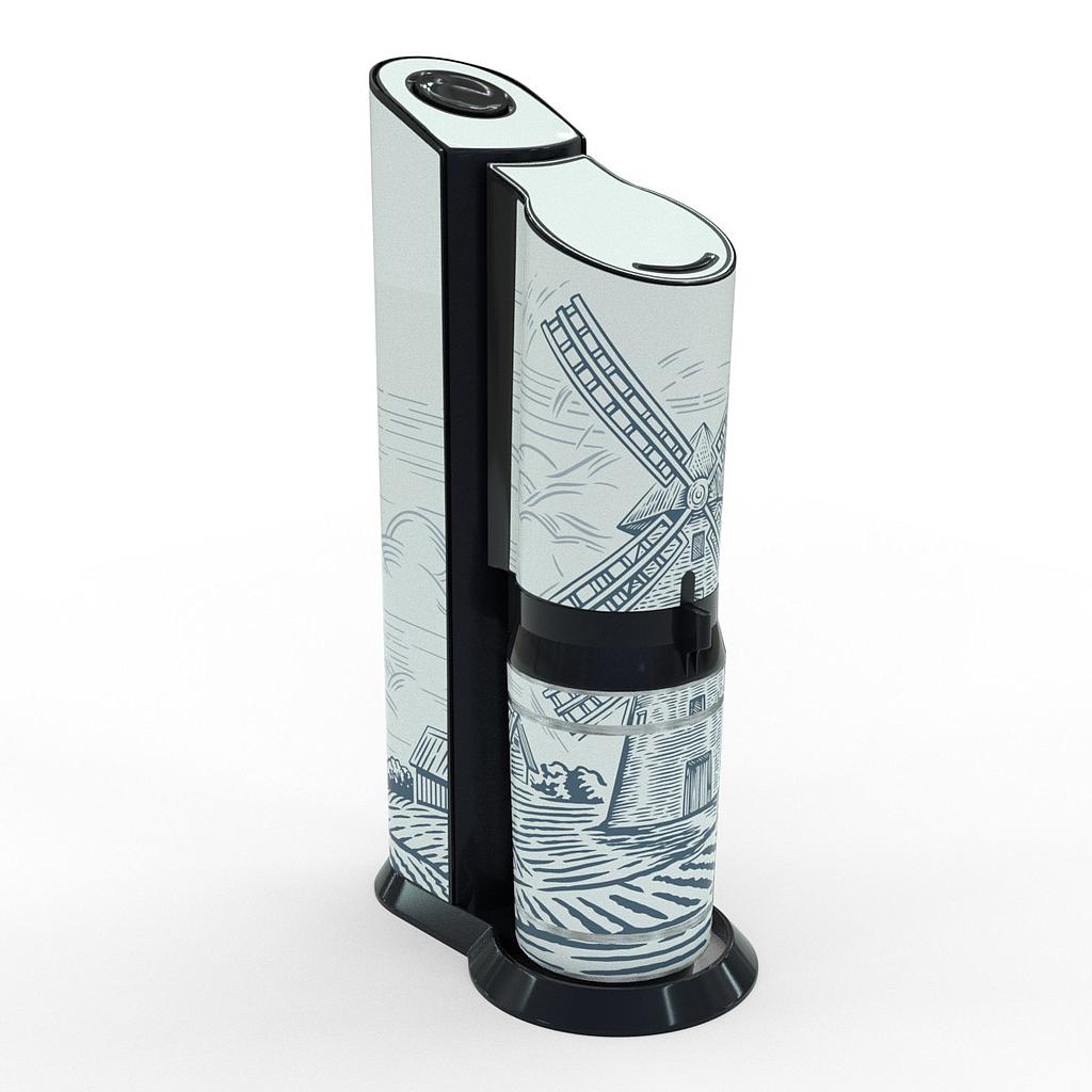 Sodastream Aufkleber Design Wind Mill selbstklebende Folie